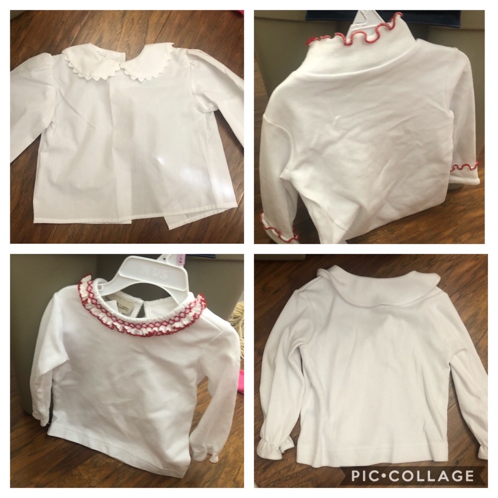 4 layering girl shirts